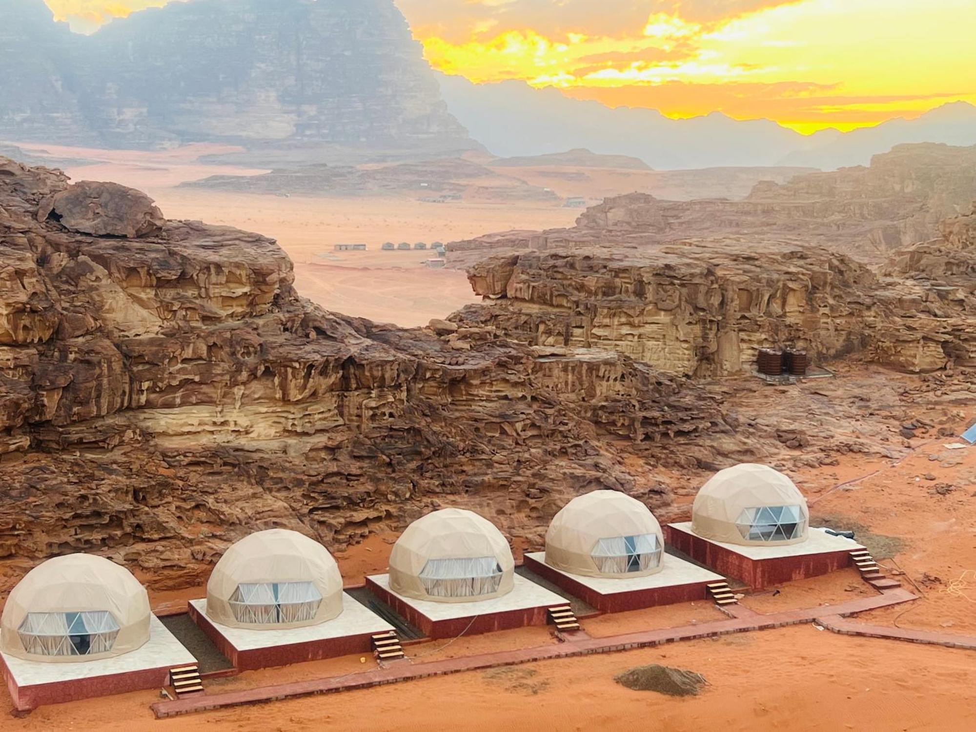 desert stars camp Wadi Rum Exterior foto